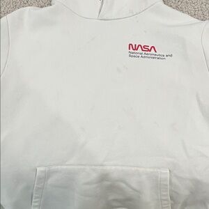 NASA White Hoodie